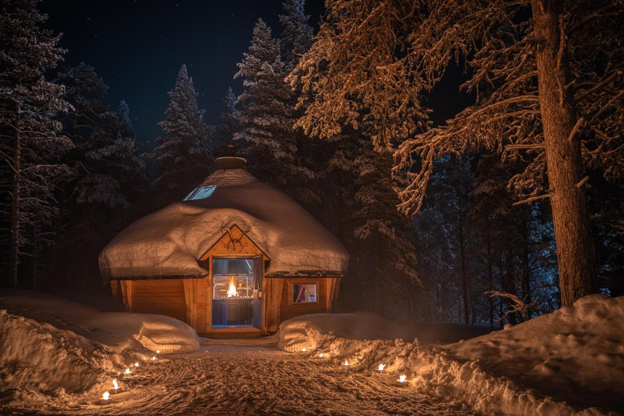 Kuukkeli Log Houses Aurora Resort Saariselka Εξωτερικό φωτογραφία