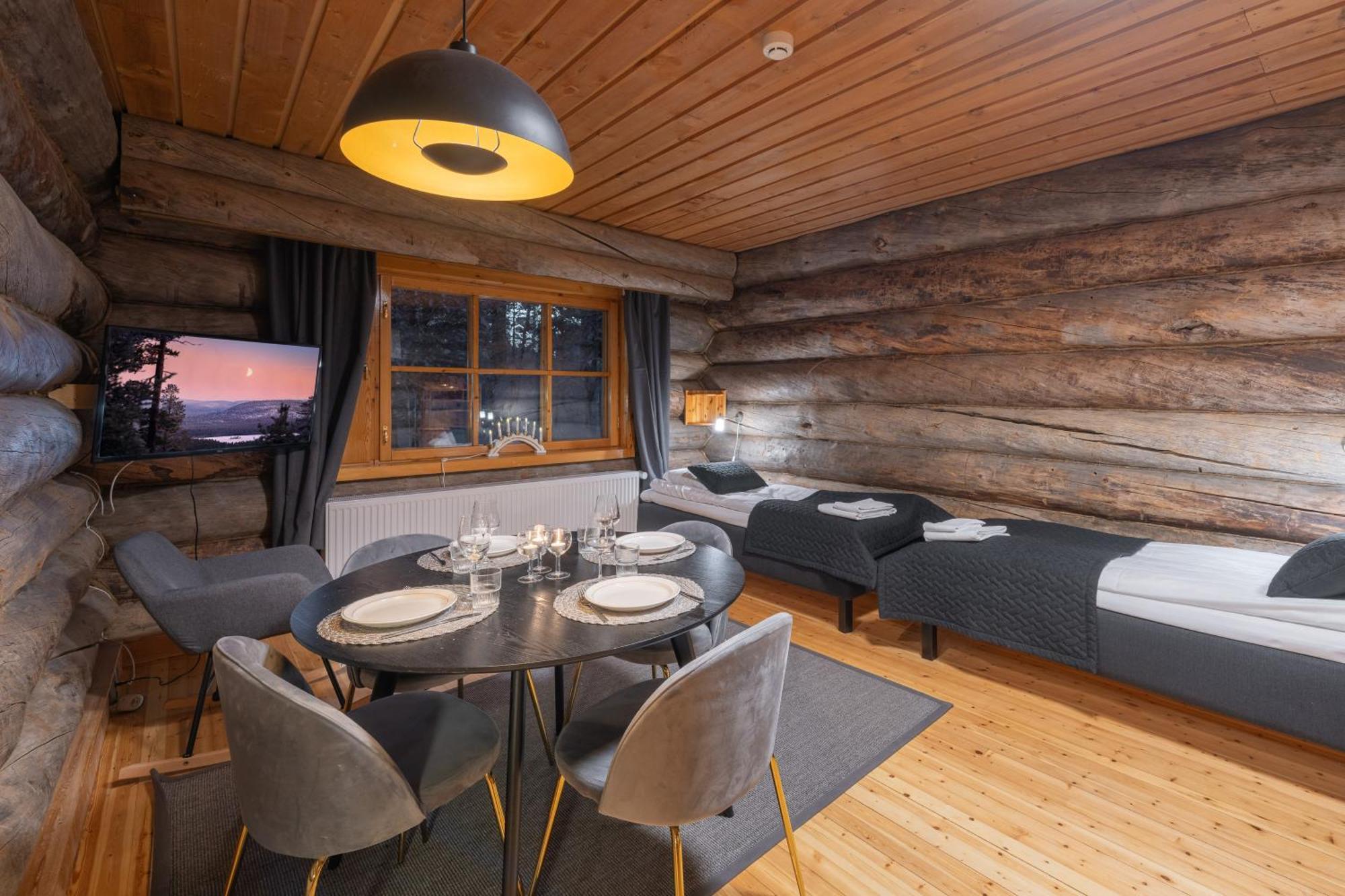 Kuukkeli Log Houses Aurora Resort Saariselka Εξωτερικό φωτογραφία